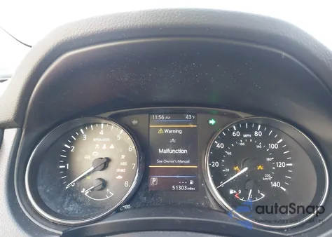 2021 Nissan Rogue Sport Sv Awd Xtronic Cvt z USA, uszkodzony, nr VIN JN1BJ1BW6MW449525